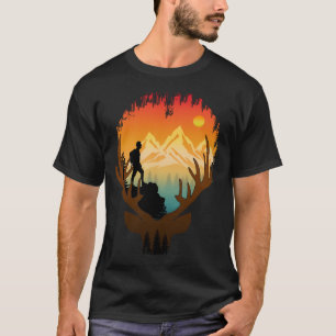 Camiseta Caminhada na Natureza dos Cervos