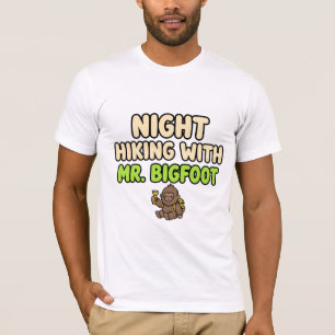 Camiseta Caminhada Noturna Com o Sr. Pé Grande - Presente d