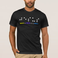 Caminhada pela fé não pelo t-shirt da vista