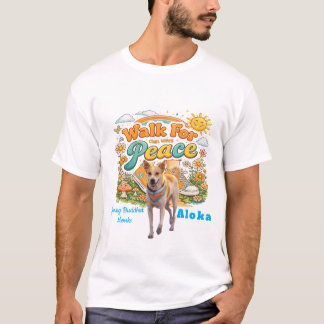 Camiseta Caminhada pela Paz com Aloka
