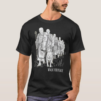 Camiseta Caminhada pela Paz Monges Com Aloka