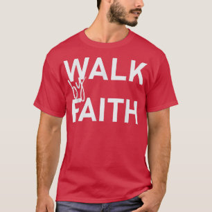 Camiseta caminhada por motivação de fé