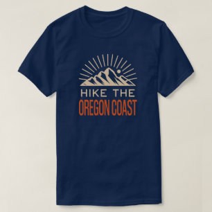 Camiseta Caminhada Sunburst na Trilha da Costa de Oregon