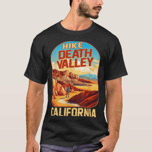 Camiseta Caminhada Vale da Morte Califórnia Natureza Montan