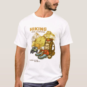 Camiseta Caminhadas e Acampamentos
