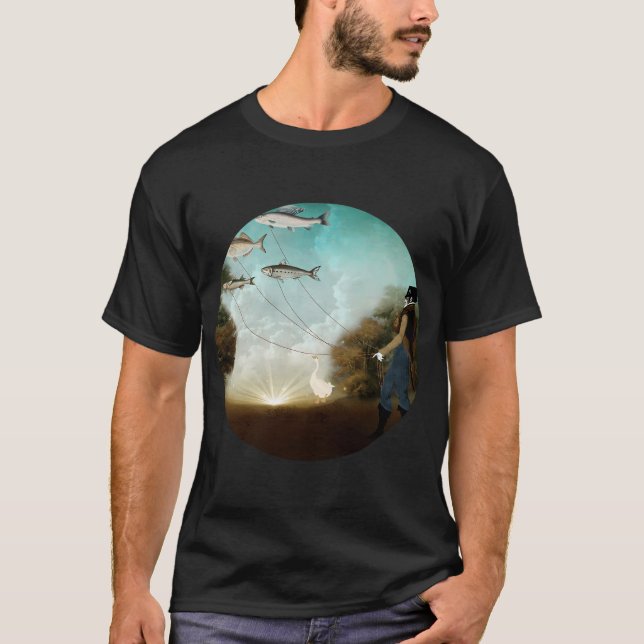 Camiseta Caminhando à noite (Frente)