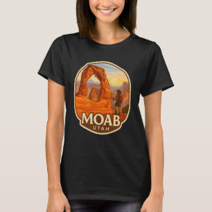 Camiseta Caminhando até o Delicate Arch, Moab Utah