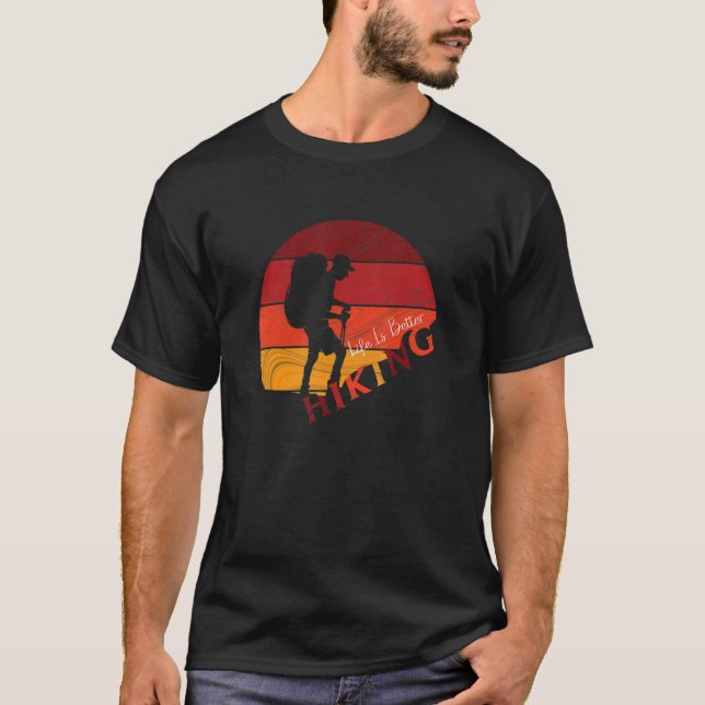 Camiseta Caminhando com a Natureza Adventure Sunset (Frente)