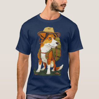 Camiseta Caminhando com Cachorro