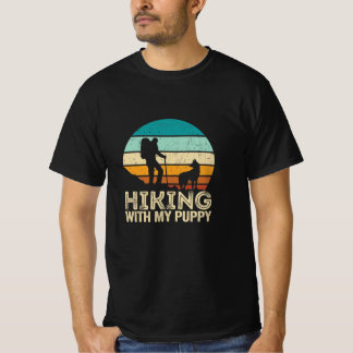Camiseta caminhando com meu cachorrinho