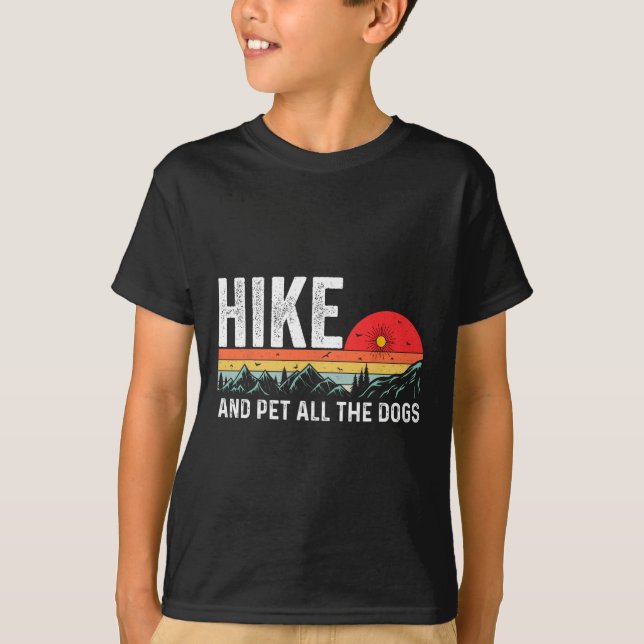 Camiseta Caminhando Com Meu Cachorro Caminhar E Acariciar T (Frente)