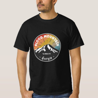 Camiseta Caminhando Montanha Sanguínea Georgia