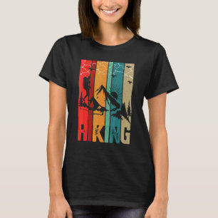 Camiseta Caminhando Montanhas Montanhas Retro Montanhistas