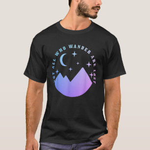 Camiseta Caminhando Montanhas Vintage Hiker Natureza