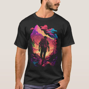 Camiseta Caminhando Nas Montanhas
