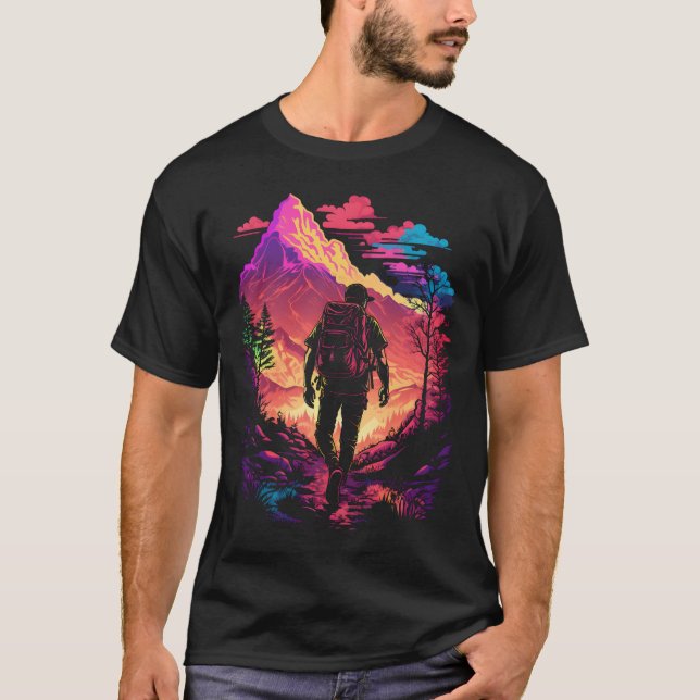 Camiseta Caminhando Nas Montanhas (Frente)