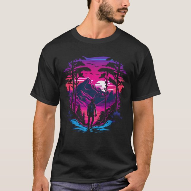 Camiseta Caminhando Nas Montanhas (Frente)