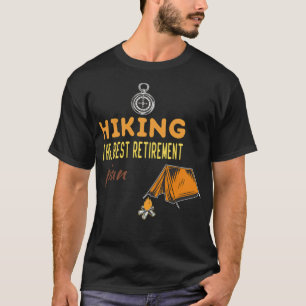 Camiseta caminhando no melhor plano de aposentadoria, camin