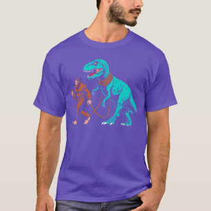 Camiseta caminhando o dinossauro sasquatch Caminhada t re c