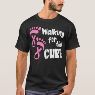 Camiseta Caminhando Pela Cura - Gif De Consciência Do Cance