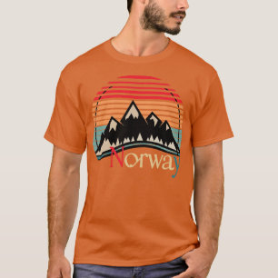 Camiseta Caminhando pela Escandinávia - Presente Norueguês,