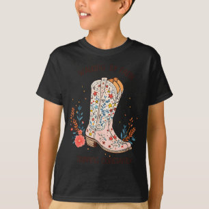 Camiseta Caminhando Pela Fé Tropeçando Constantemente Botas