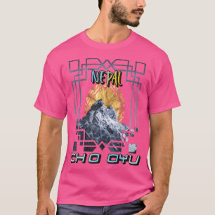 Camiseta Caminhando pelo Nepal Cho Oyu Montanhista para For
