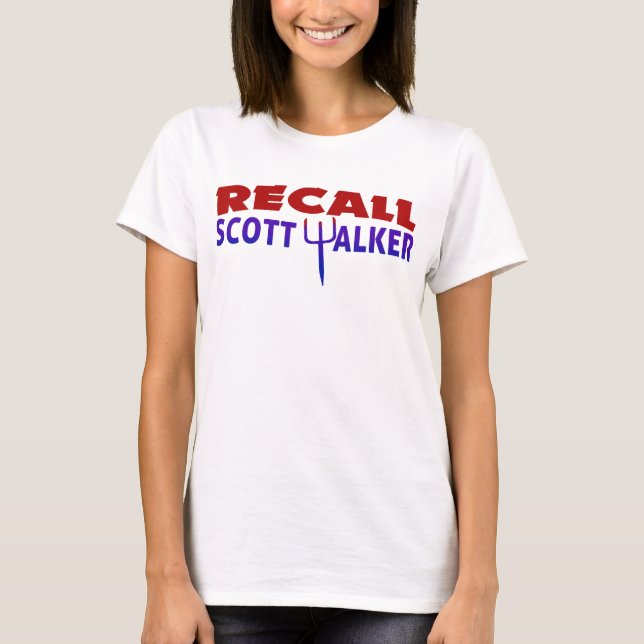 Camiseta Caminhante de Scott do aviso (Frente)