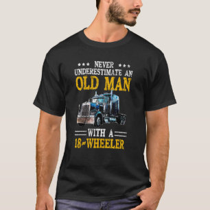 Camiseta Caminhante Nunca Subestima Um Velho Com 18 W