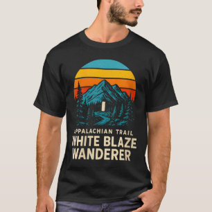 Camiseta Caminhante Retro de Trilha dos Apalaches Fem Branc