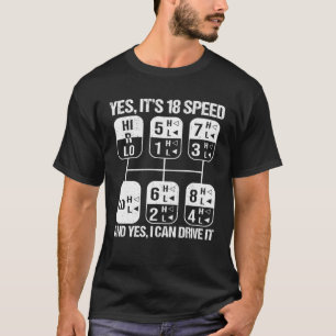 Camiseta Caminhante sim é 18 velocidade e sim eu posso diri