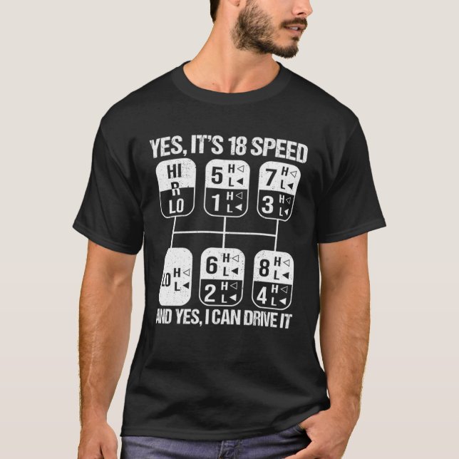 Camiseta Caminhante sim é 18 velocidade e sim eu posso diri (Frente)