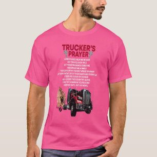 Camiseta Caminhante Sobre O Traço Do Trator De Condutores D
