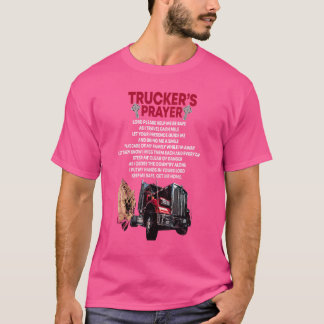 Camiseta Caminhante Sobre O Traço Do Trator De Condutores D