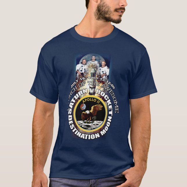 Camiseta caminhantes da lua (Frente)