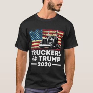 Camiseta Caminhantes Para Drivers De Caminhão Trump 2020 Pr