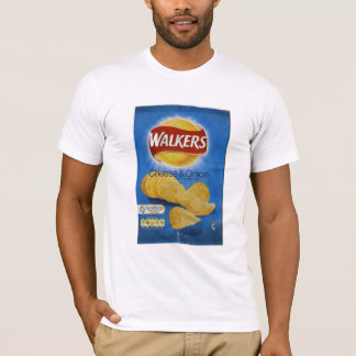 Camiseta Caminhantes queijo & batatas fritas da cebola