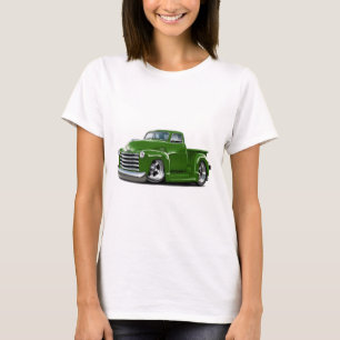 Camiseta Caminhão 1950-52 verde de Chevy