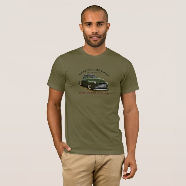 Camiseta Caminhão 1951 de General Motors GMC 100. Regras de (Frente Completa)