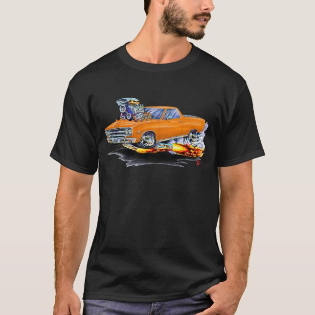 Camiseta Caminhão 1964-65 da laranja do EL Camino (Frente)