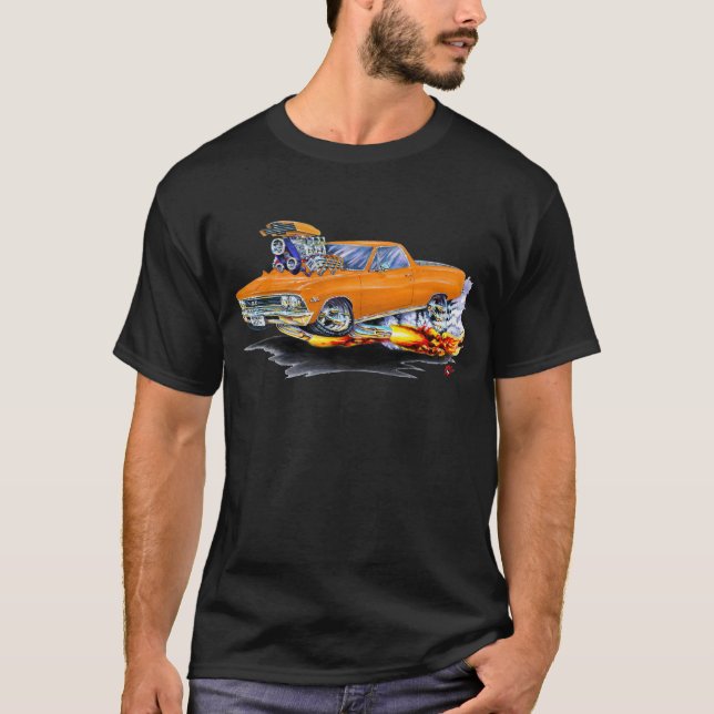 Camiseta Caminhão 1966 da laranja do EL Camino (Frente)