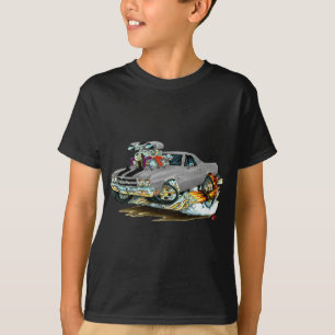 Camiseta Caminhão 1970 Cinzento-Preto do EL Camino