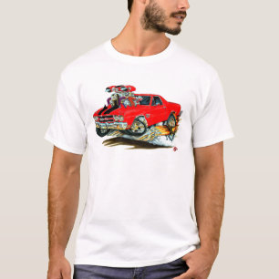 Camiseta Caminhão 1970 Vermelho-Preto do EL Camino