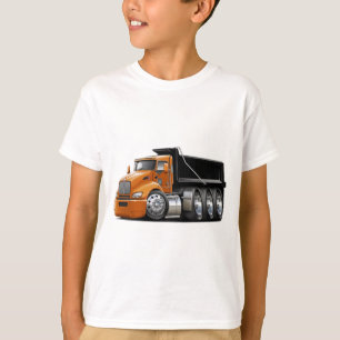 Camiseta Caminhão Alaranjado-Preto de Kenworth T440