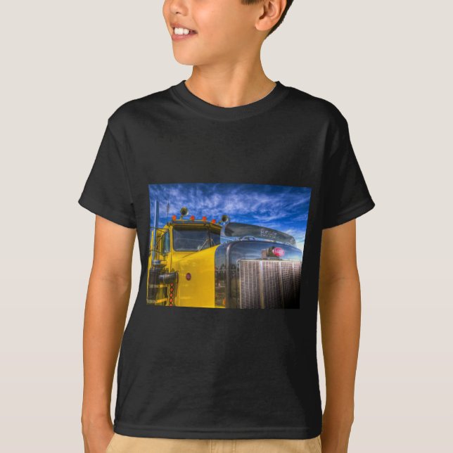 Camiseta Caminhão americano do poder (Frente)