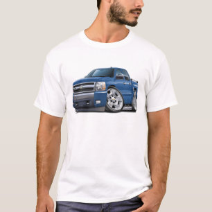 Camiseta Caminhão azul do granito de Chevy Silverado
