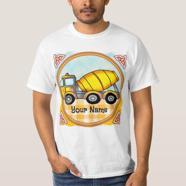 Camiseta Caminhão Betoneira  (Frente)
