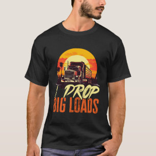 Camiseta Caminhão-caminhoneiro Eu Caio Grandes Cargas