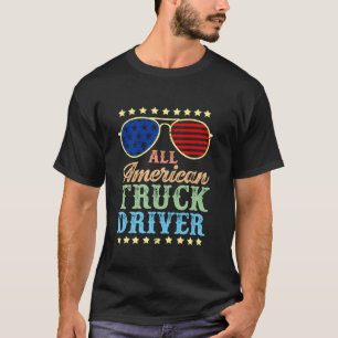 Camiseta Caminhão-Caminhoneiro Pai-Presente Mãe Homens