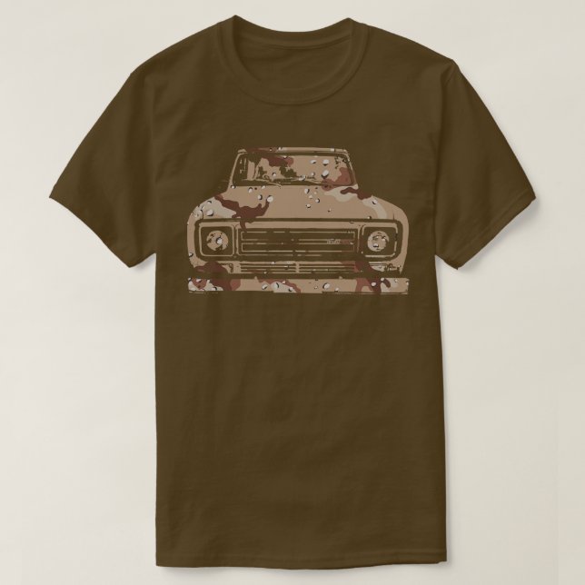 Camiseta Caminhão clássico 4x4 1979 da IH Scout II (Frente do Design)